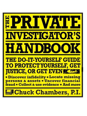 cover image of The Private Investigator Handbook